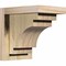 Ekena Millwork Mediterranean Rough Sawn Corbel w/Backplate, Douglas Fir, 6"W x 8"D x 8"H COR06X08X08MED01RDF - alternate 1
